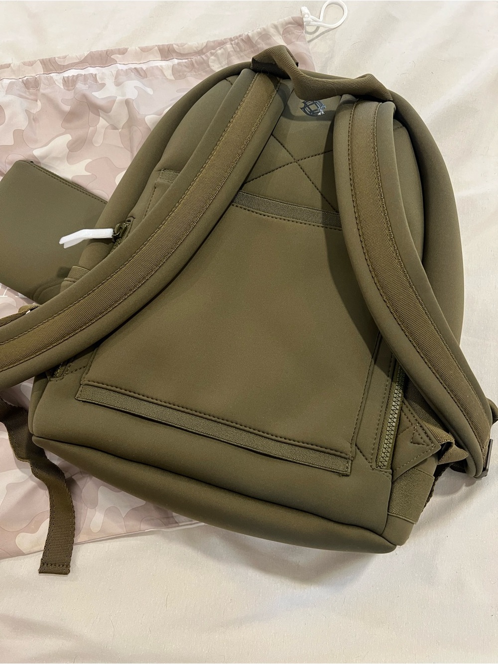 Dagne Dover Dakota Medium Backpack in Dark Moss - Picture 8 of 9